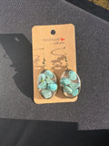 Turquoise Bezel Earrings